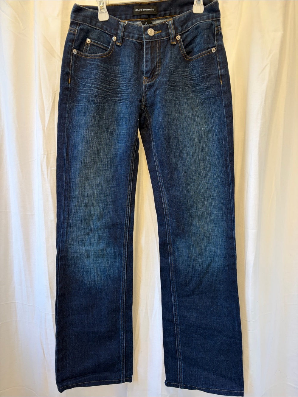 Club Monaco Ladies Dark Indigo Straight Leg Jeans